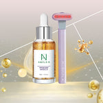 Pack: Masajeador Facial Skincare Luz LED Roja + Sérum Facial Antiedad Péptidos 30ml